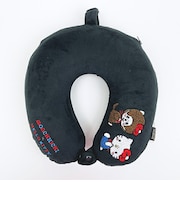 モンチッチ ×ハローキティ 低反発枕 ブラック トラベル Sanrio