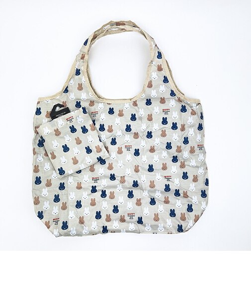 ミッフィー miffy 保冷保温エコバッグ グレーメニー