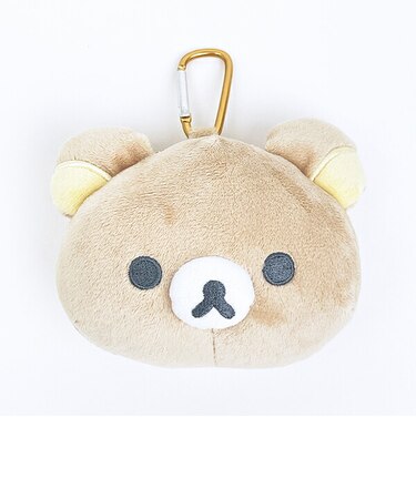 リラックマ カラビナ付きぬいぐるみファスナマスコット ポーチ