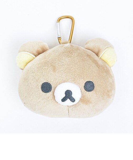 リラックマ カラビナ付きぬいぐるみファスナマスコット ポーチ