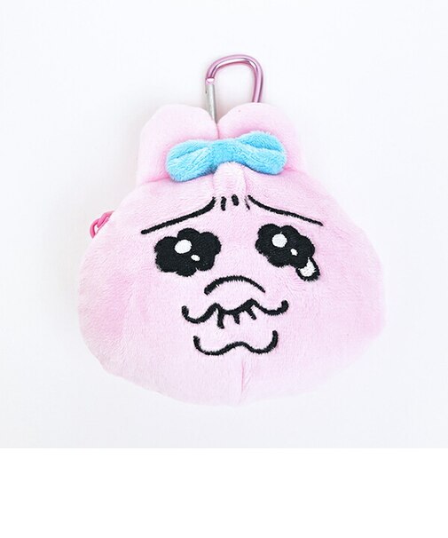おぱんちゅうさぎ なみだ カラビナ付きぬいぐるみファスナマスコット ポーチ