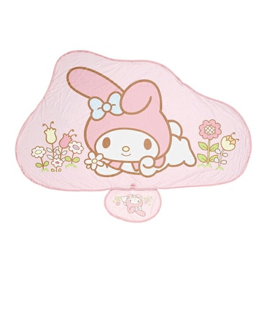 サンリオ マイメロディ 冷感ダイカットブランケット お花とごろごろ Sanrio
