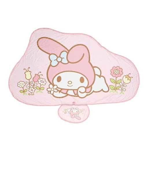 サンリオ マイメロディ 冷感ダイカットブランケット お花とごろごろ Sanrio