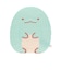 すみっコぐらし とかげ 冷感ダイカットマット ベビー すみっこ
