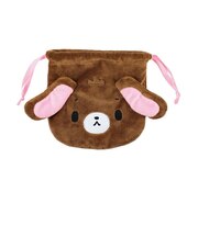 サンリオ シュガーバニーズ くろうさ ぬいぐるみ巾着 ポーチ Sanrio