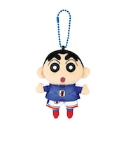 クレヨンしんちゃん ぬいぐるみマスコット サッカー日本代表ver SAMURAI BLUE