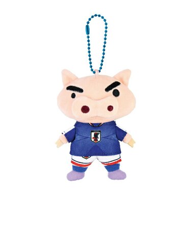 クレヨンしんちゃん ぶりぶりざえもん ぬいぐるみマスコット サッカー日本代表ver SAMURAI BLUE