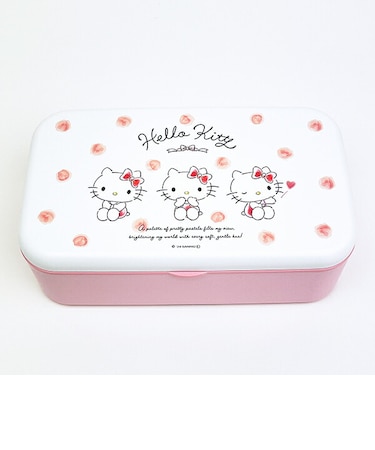 サンリオ ハローキティ カトラリー付ランチボックス 水彩コスメ 弁当箱 日本製 Sanrio