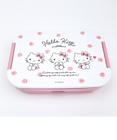 サンリオ ハローキティ 抗菌セパレート型タイトランチボックス(900ml) 水彩コスメ 弁当箱 日本製 Sanrio