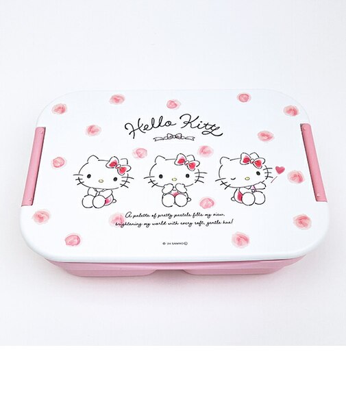 サンリオ ハローキティ 抗菌セパレート型タイトランチボックス(900ml) 水彩コスメ 弁当箱 日本製 Sanrio