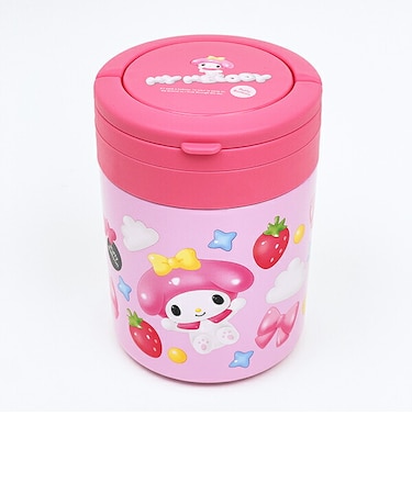 サンリオ マイメロディ 折りたたみハンドル付き保温・保冷デリカポット ランチ スープジャー Sanrio