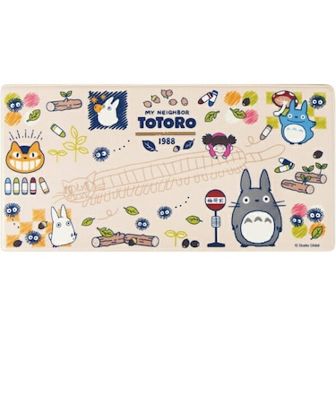スタジオジブリ となりのトトロ お手入れ ささっと拭くだけ ロングマット(45×90cm) おえかき キッチンマット