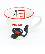 ピングー(PINGU) カラーラインメジャーマグカップ レッド コップ