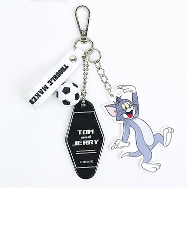 トムとジェリー トム マルチチャーム サッカー キーホルダー トムジェリ