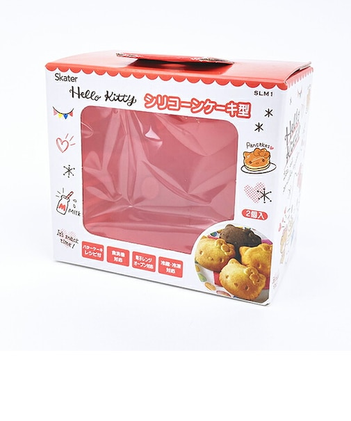 サンリオ ハローキティ  シリコンケーキ型(2Ｐ) おやつタイムシリーズ キッチン Sanrio