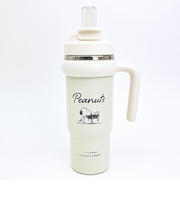 スヌーピー ハンドル付2WAYストローステンレスタンブラー (830ml) 水筒 ランチ SNOOPY