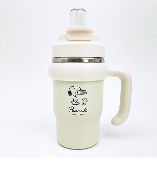 スヌーピー ハンドル付2WAYストローステンレスタンブラー (570ml) 水筒 ランチ SNOOPY