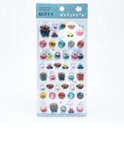 ミッフィー miffy ぽてジェムシール グリーン 文具 日本製