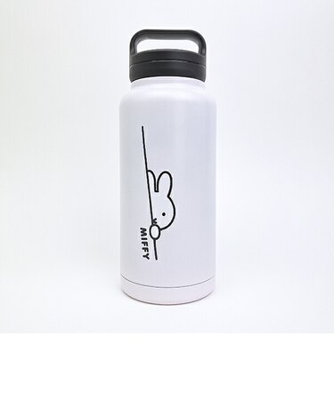 ミッフィー miffy スクリューハンドル付マグボトル(1000ml) のぞき見 水筒 ランチ