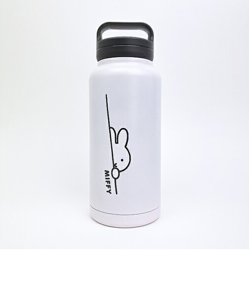 ミッフィー miffy スクリューハンドル付マグボトル(1000ml) のぞき見 水筒 ランチ