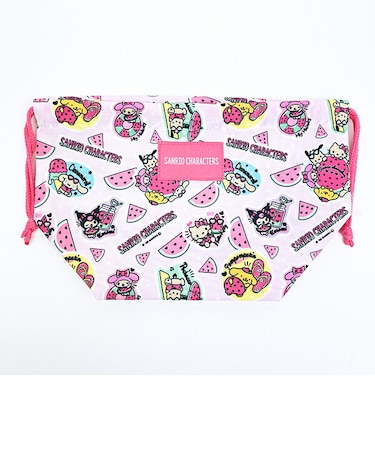 サンリオキャラクターズ 日焼け ランチ巾着 スイカマニアシリーズ Sanrio