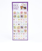 サンリオキャラクターズ 日焼け カットピースシール 文具