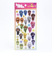 カラフルピーチ ミニキャラ うるちゅるポップシール 文具