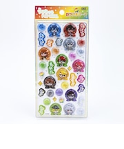 カラフルピーチ ミニキャラアップ うるちゅるポップシール 文具