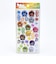カラフルピーチ ミニキャラアップ うるちゅるポップシール 文具