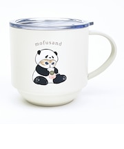 モフサンド パンダにゃん スッキング蓋つきステンレスマグ コップ mofusand