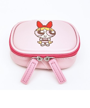 パワーパフガールズ ブロッサム アクセサリーポーチ (ピンク) ピクセルアートシリーズ パワパフ