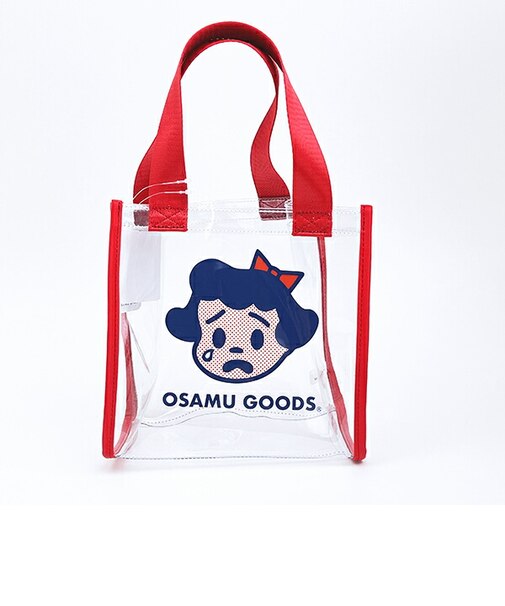 オサムグッズ ベティ クリアミニトートバッグ (レッド) OSAMUGOODS