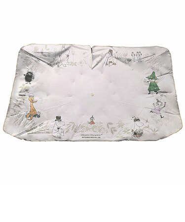 ムーミン 3WAYカーシェード ピンクベージュ カー用品 MOOMIN