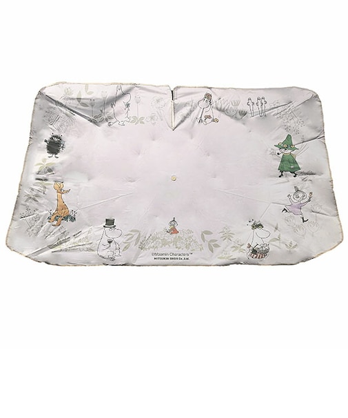 ムーミン 3WAYカーシェード ピンクベージュ カー用品 MOOMIN