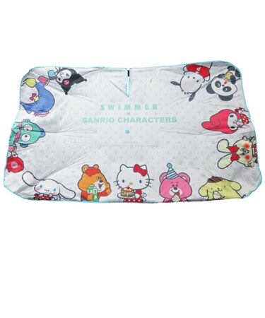 SWIMMER(スイマー)×サンリオキャラクターズ 3WAYカーシェード ホワイト カー用品 Sanrio