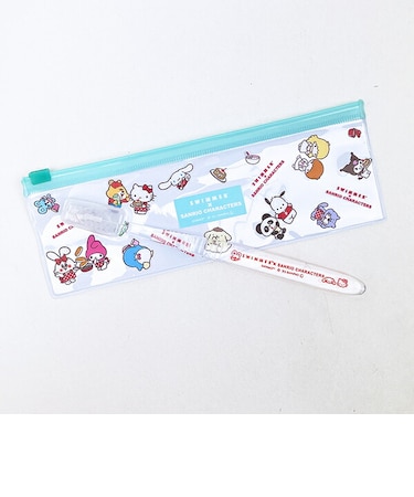 SWIMMER(スイマー)×サンリオキャラクターズ 歯ブラシセット ホワイト トラベル Sanrio