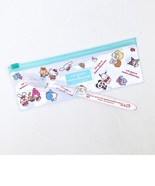 SWIMMER(スイマー)×サンリオキャラクターズ 歯ブラシセット ホワイト トラベル Sanrio