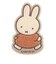 ミッフィー miffy おさんぽ スーツケースステッカー (ブラウン) トラベル