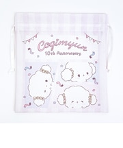 サンリオ こぎみゅん 10th 巾着(M) キービジュアル 日本製 Sanrio
