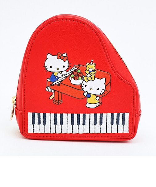 サンリオ ハローキティ ピアノポーチ レッド ACCOMMODE アコモデ Sanrio