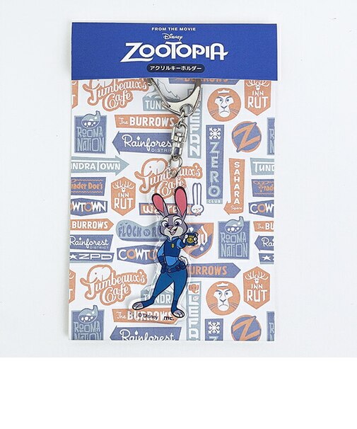 ディズニー ズートピア ジュディ アクリルキーホルダー 日本製 Disney