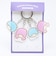 サンリオ リトルツインスターズ 4連アクリルキーホルダー フェイス キキララ 日本製 Sanrio