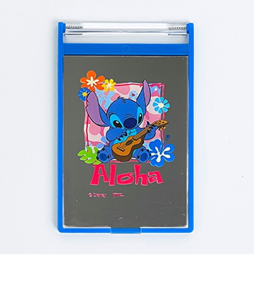 ディズニー スティッチ ミラー ピンク 日本製 鏡 Disney