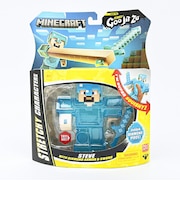 マインクラフト ダイヤモンドスティーブ GOO JIT ZU スクイーズ 玩具 マイクラ