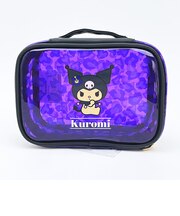 サンリオ クロミ クリアポーチ (ヒョウ柄パープル) Sanrio