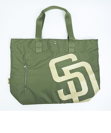 MLB トートバッグ パドレス マザーバッグ カーキ 野球グッズ ベトナム
