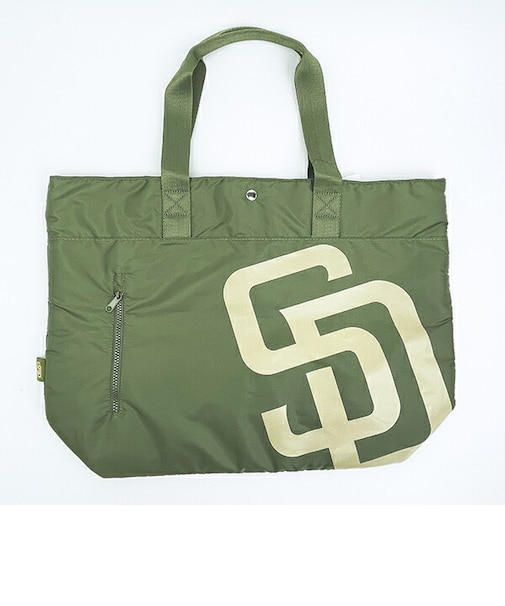 MLB トートバッグ パドレス マザーバッグ カーキ 野球グッズ ベトナム