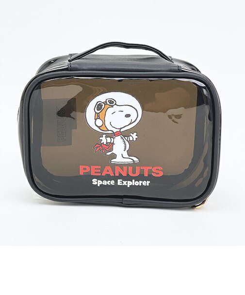 スヌーピー クリアポーチ (ブラック) SNOOPY