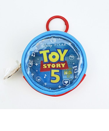 ディズニー トイストーリー5 カラビナ付きミニクリアポーチ ロゴ Disney
