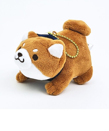 忠犬もちしば おかかおしりふりふり ぬいぐるみボールチェーン